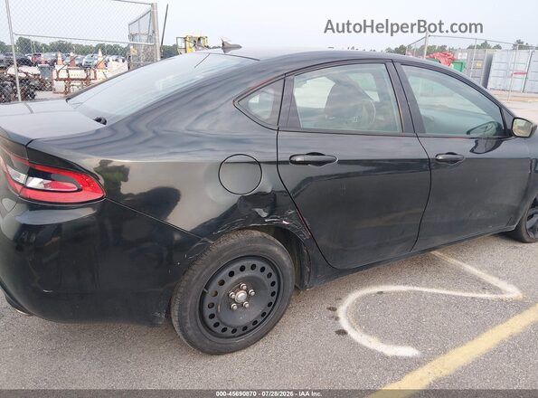 1C3CDFBB1GD712365 2016 DODGE DART Black წინა ხედი