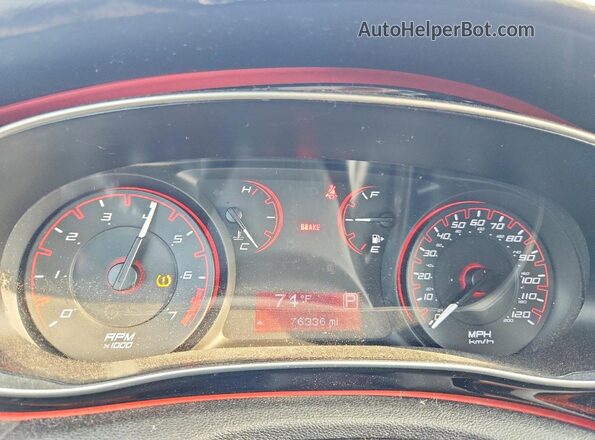 1C3CDFBB2GD563643 2016 DODGE DART White Вид щитка приладів