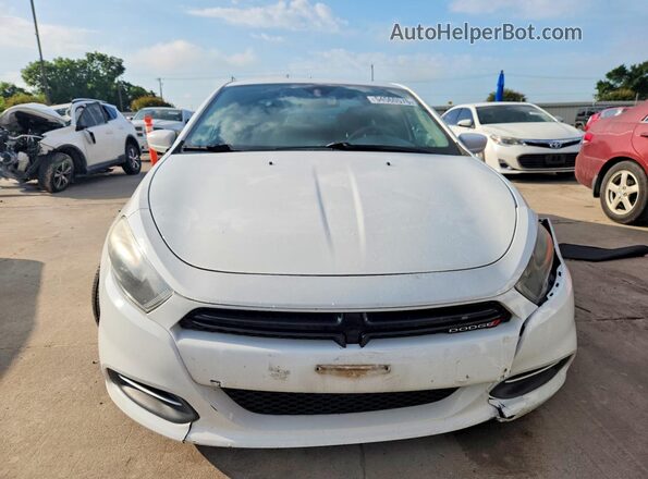 1C3CDFBB2GD563643 2016 DODGE DART White Вид спереду