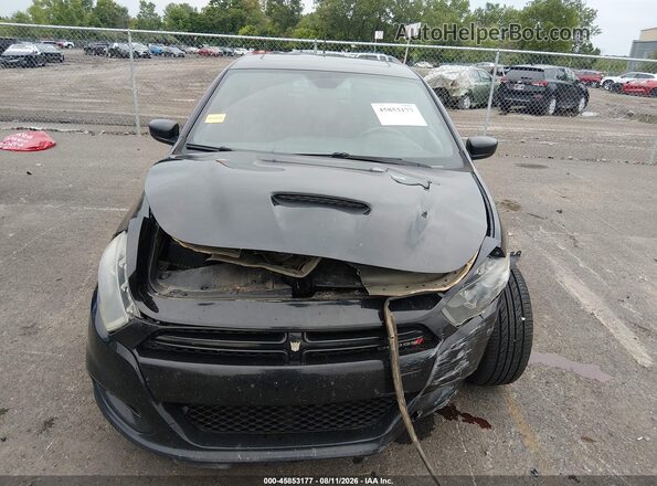 1C3CDFBB4GD679846 2016 DODGE DART Black Front view