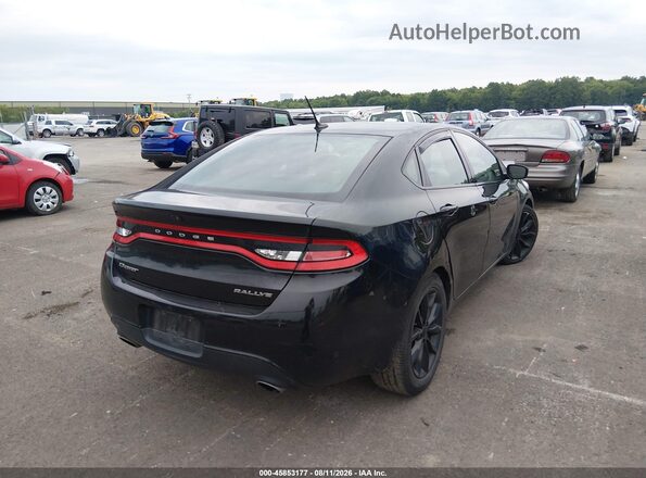 1C3CDFBB4GD679846 2016 DODGE DART Black Rear right
