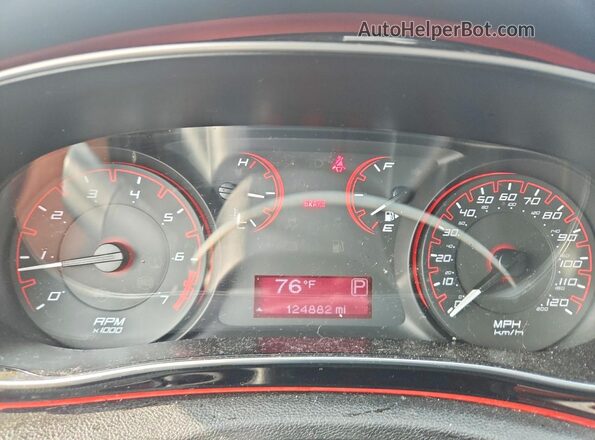 1C3CDFBB6GD644838 2016 DODGE DART Black Սարքավորումների վահանակի տեսք