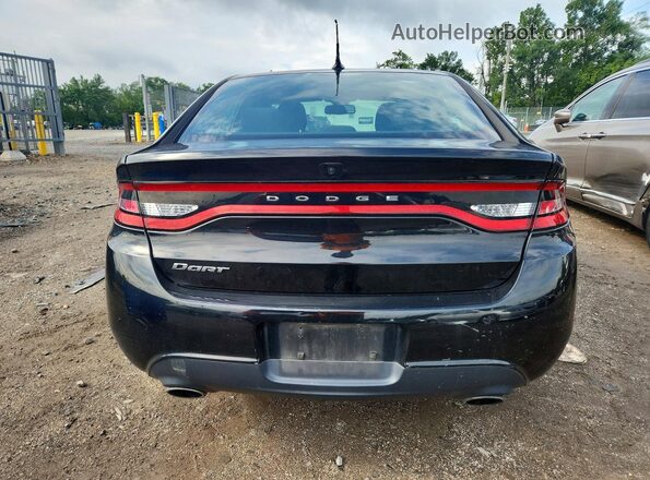 1C3CDFBB6GD644838 2016 DODGE DART Black Հետևի տեսք