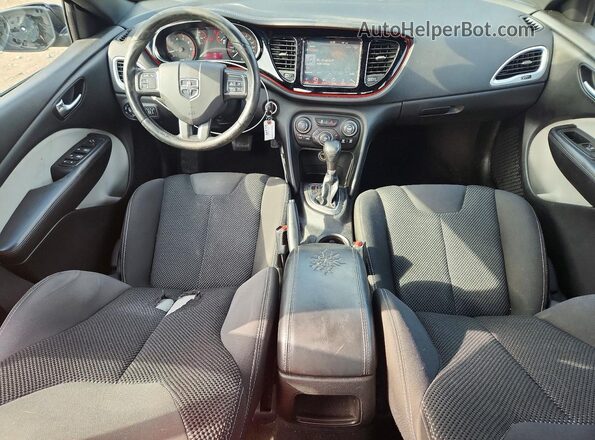 1C3CDFBB6GD644838 2016 DODGE DART Black Առջևի վահանակի տեսք
