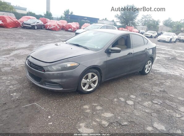 1C3CDFBB6GD694669 2016 DODGE DART Gray Передня ліва чверть