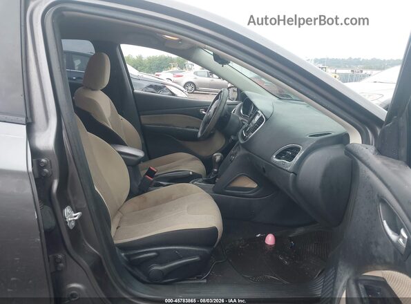 1C3CDFBB6GD694669 2016 DODGE DART Gray Вид салону спереду