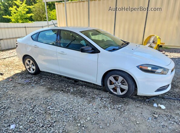 1C3CDFBB7GD635260 2016 DODGE DART White Przód prawy