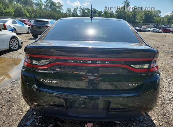 1C3CDFBB8GD766102 2016 DODGE DART Black უკანა ხედი