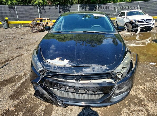 1C3CDFBB8GD766102 2016 DODGE DART Black წინა ხედი