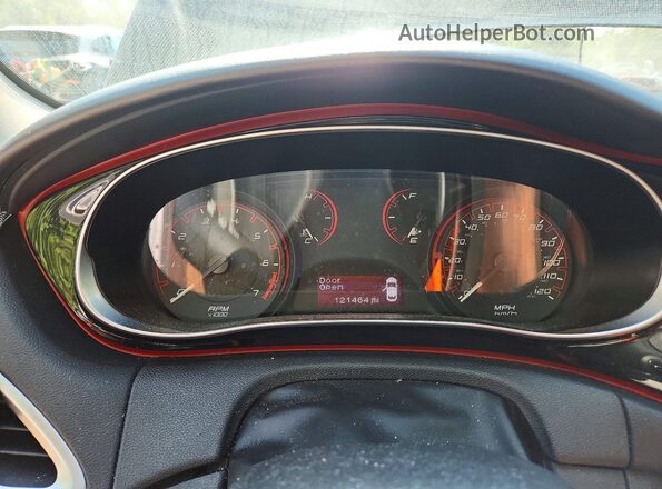 1C3CDFBB8GD766102 2016 DODGE DART Black ხელსაწყოთა პანელის ხედი