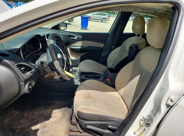 1C3CDFBB8GD769839 2016 DODGE DART White წინა სალონის ხედი