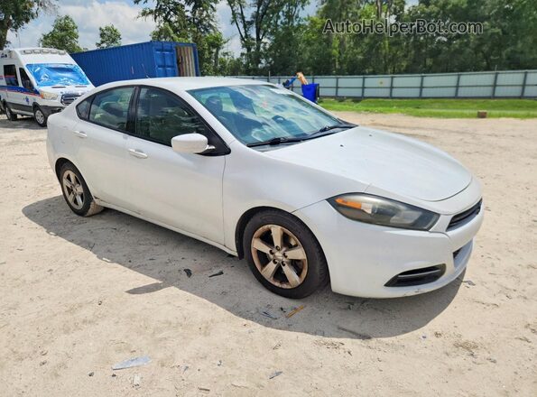 1C3CDFBB8GD769839 2016 DODGE DART White წინა მარჯვენა