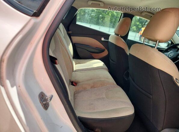 1C3CDFBB8GD769839 2016 DODGE DART White უკანა სავარძლების ხედი