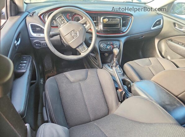 1C3CDFBB9GD563462 2016 DODGE DART Charcoal Vista del salpicadero