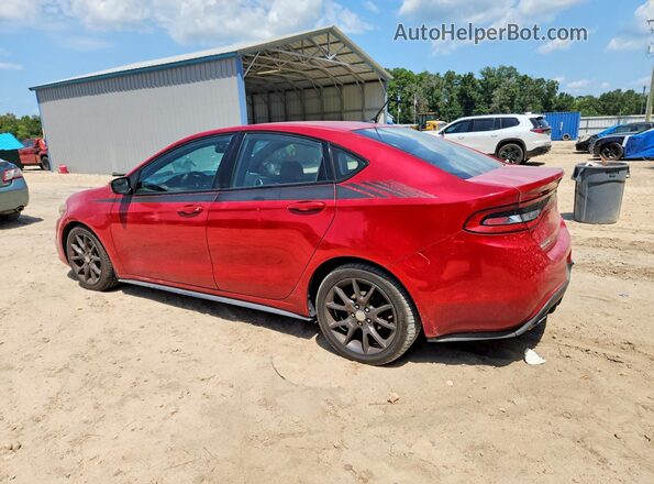 1C3CDFBB9GD607461 2016 DODGE DART Red Trasero izquierdo
