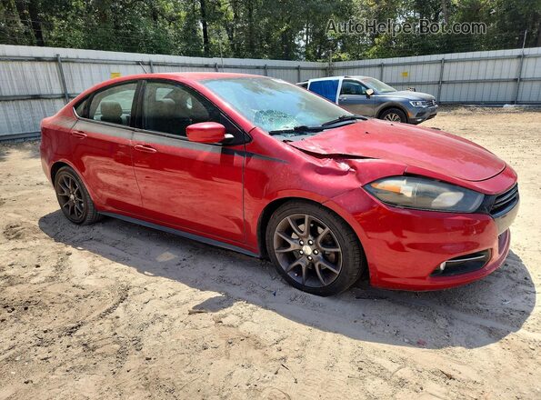 1C3CDFBB9GD607461 2016 DODGE DART Red Delantero derecho