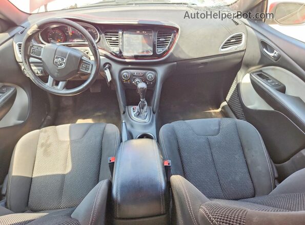 1C3CDFBB9GD607461 2016 DODGE DART Red Vista del salpicadero