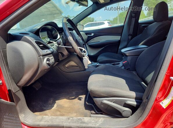 1C3CDFBB9GD607461 2016 DODGE DART Red Vista interior delantera