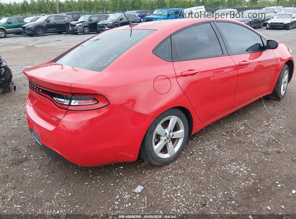 1C3CDFBB9GD644705 2016 DODGE DART Red Tył prawy