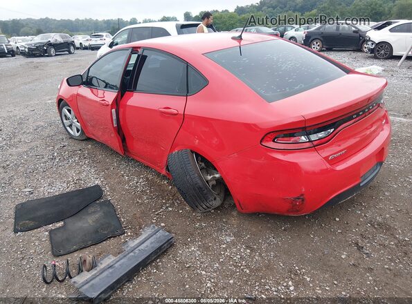 1C3CDFBB9GD644705 2016 DODGE DART Red Tył lewy