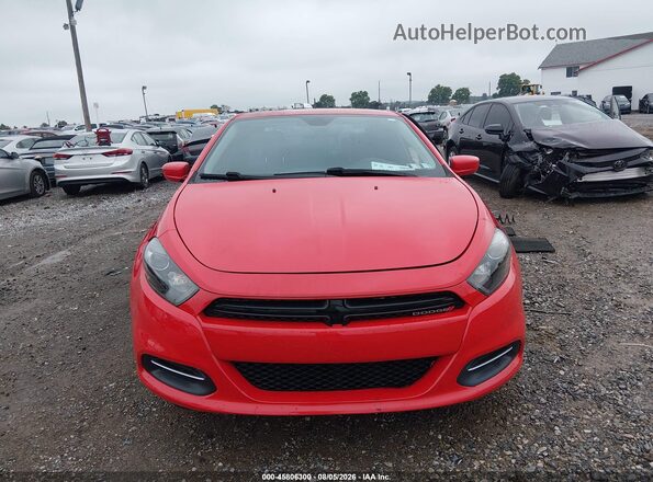 1C3CDFBB9GD644705 2016 DODGE DART Red Widok zestawu wskaźników