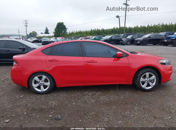 1C3CDFBB9GD644705 2016 DODGE DART Red Widok wnętrza z tyłu