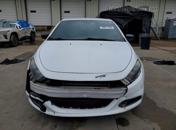 1C3CDFBB9GD679678 2016 DODGE DART White Դիմացի տեսք
