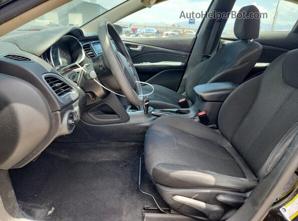 1C3CDFBBXGD613706 2016 DODGE DART Black Вид салону спереду