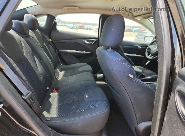 1C3CDFBBXGD613706 2016 DODGE DART Black Вид задніх сидінь