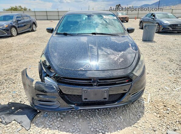 1C3CDFBBXGD613706 2016 DODGE DART Black Вид спереду