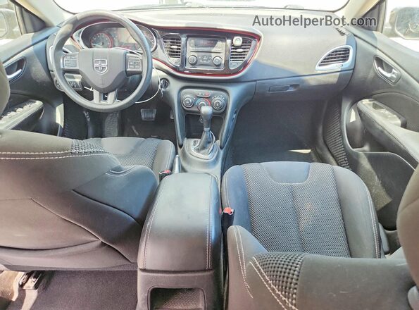 1C3CDFBBXGD613706 2016 DODGE DART Black Вид панелі приладів