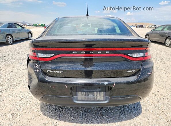1C3CDFBBXGD613706 2016 DODGE DART Black Вид ззаду