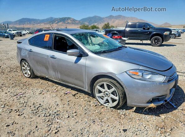 1C3CDFCB9GD565162 2016 DODGE DART Silver Front right