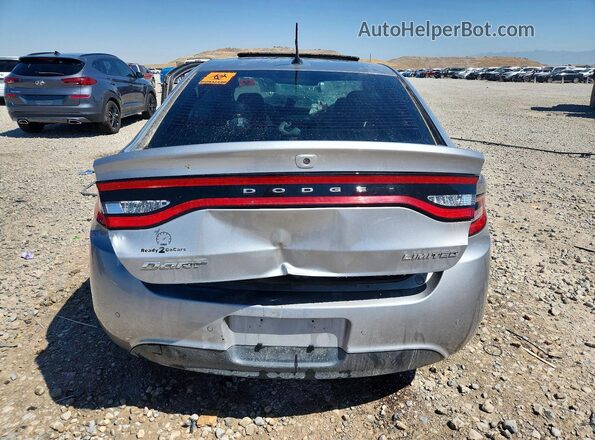 1C3CDFCB9GD565162 2016 DODGE DART Silver Rear view