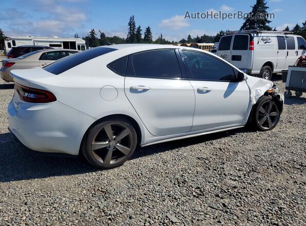 1C3CDFEB0GD538705 2016 DODGE DART White Задня права чверть