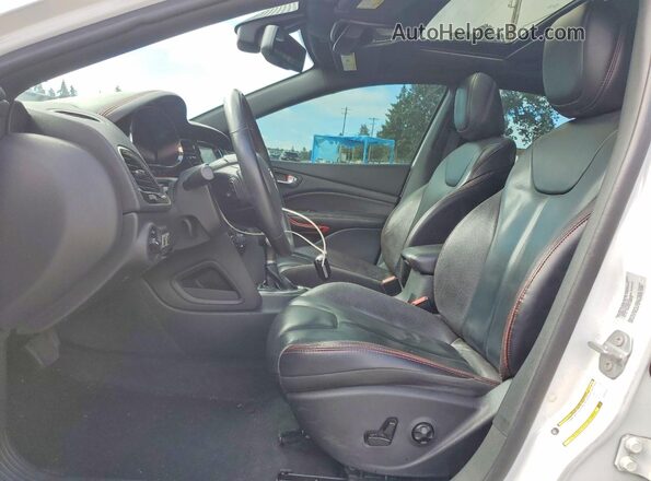 1C3CDFEB0GD538705 2016 DODGE DART White Вид салону спереду