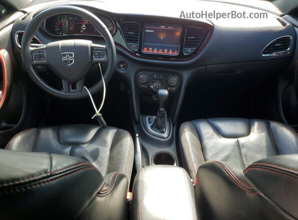 1C3CDFEB0GD538705 2016 DODGE DART White Вид панелі приладів
