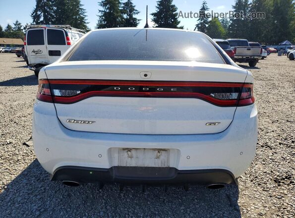 1C3CDFEB0GD538705 2016 DODGE DART White Вид ззаду