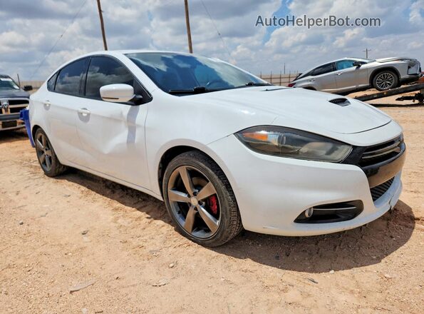 1C3CDFEB2GD584858 2016 DODGE DART Белый Передняя правая четверть