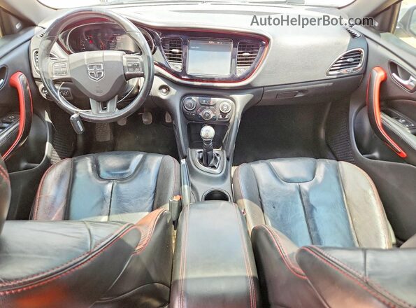 1C3CDFEB2GD584858 2016 DODGE DART Белый Вид панели приборов