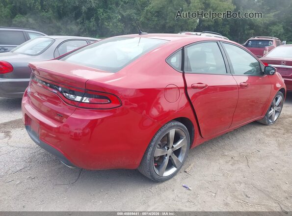 1C3CDFEB8GD680851 2016 DODGE DART Red Հետևի աջ