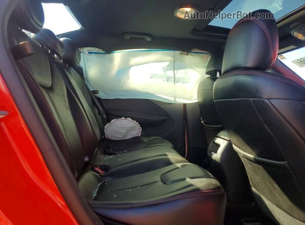 1C3CDFEB9GD722623 2016 DODGE DART Red Вид задніх сидінь