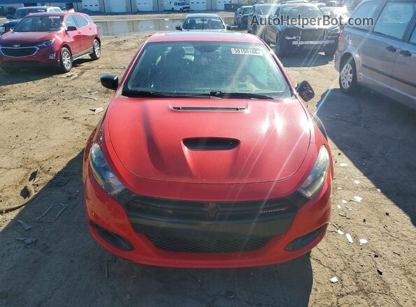 1C3CDFEB9GD722623 2016 DODGE DART Red Вид спереду
