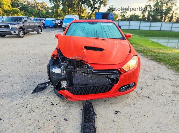 1C3CDFEBXGD635619 2016 DODGE DART Orange Widok z przodu