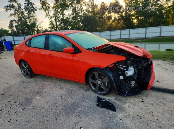 1C3CDFEBXGD635619 2016 DODGE DART Orange Przód prawy