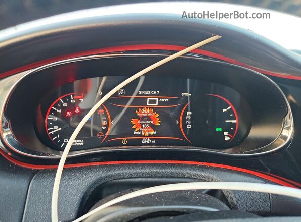 1C3CDFEBXGD635619 2016 DODGE DART Orange Widok zestawu wskaźników
