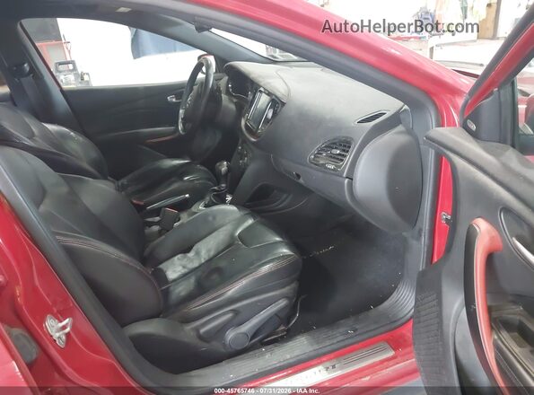 1C3CDFEBXGD685145 2016 DODGE DART Red Widok wnętrza z przodu