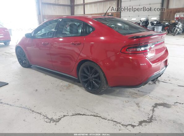 1C3CDFEBXGD685145 2016 DODGE DART Red Tył lewy