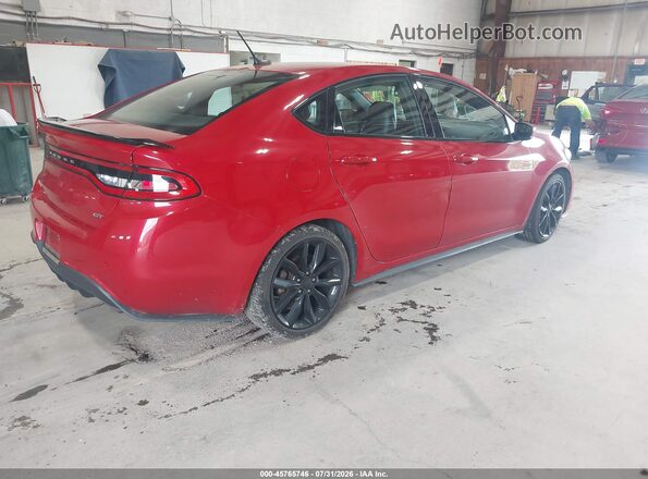 1C3CDFEBXGD685145 2016 DODGE DART Red Tył prawy