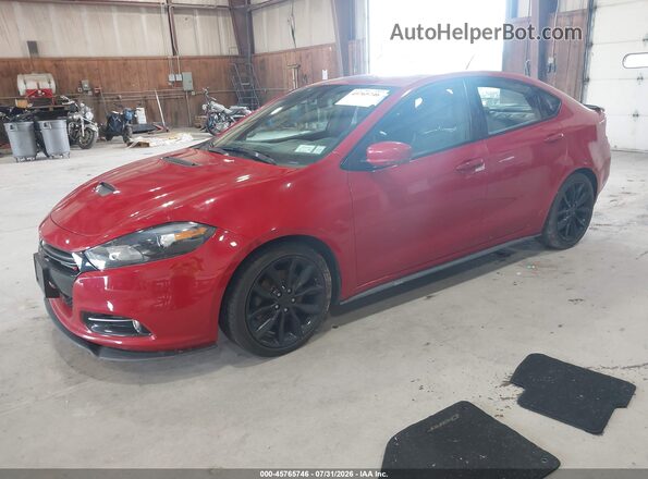 1C3CDFEBXGD685145 2016 DODGE DART Red Przód lewy